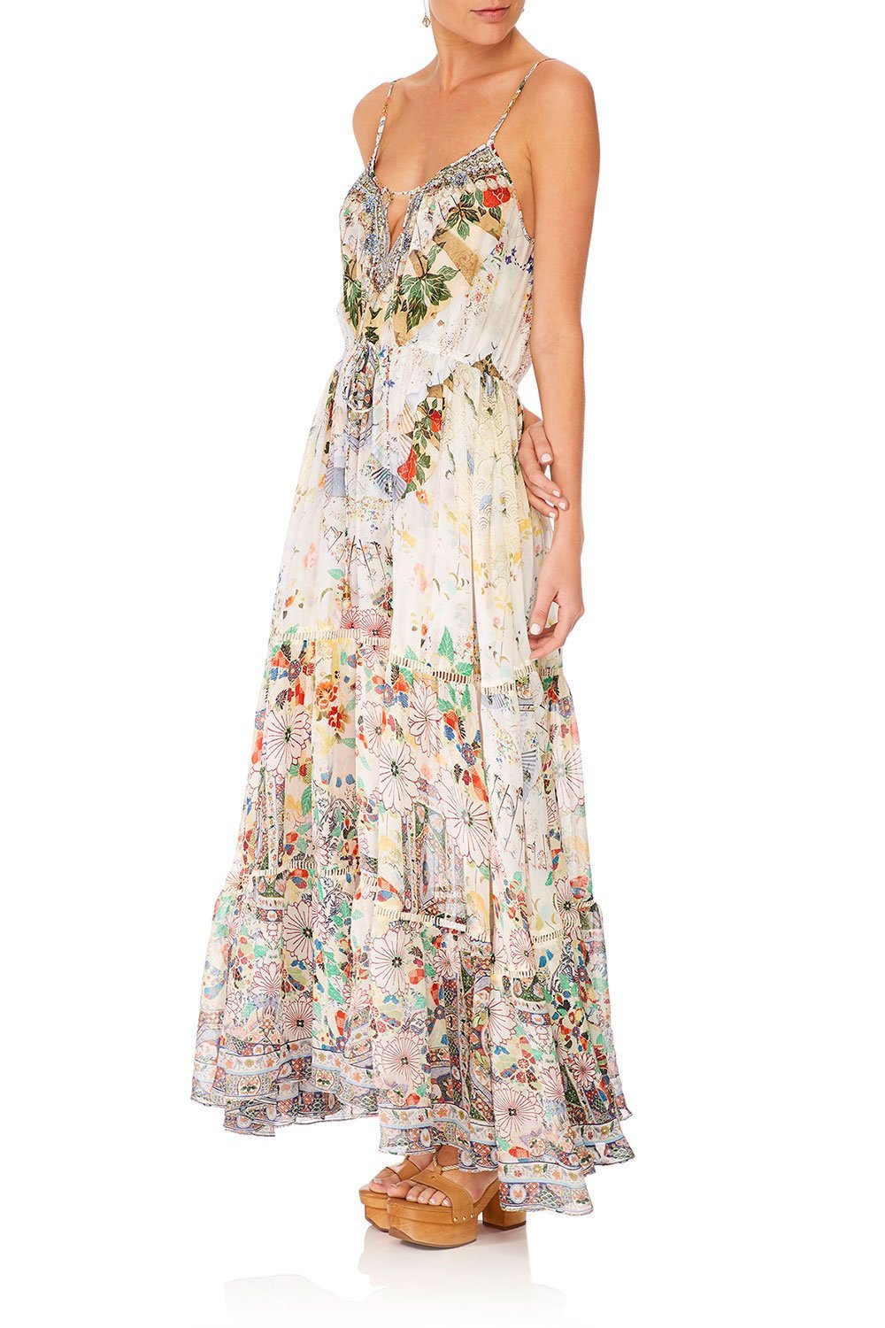 CAMILLA DRESS W/ FRONT TIE DETAIL TIME AFTER TIME