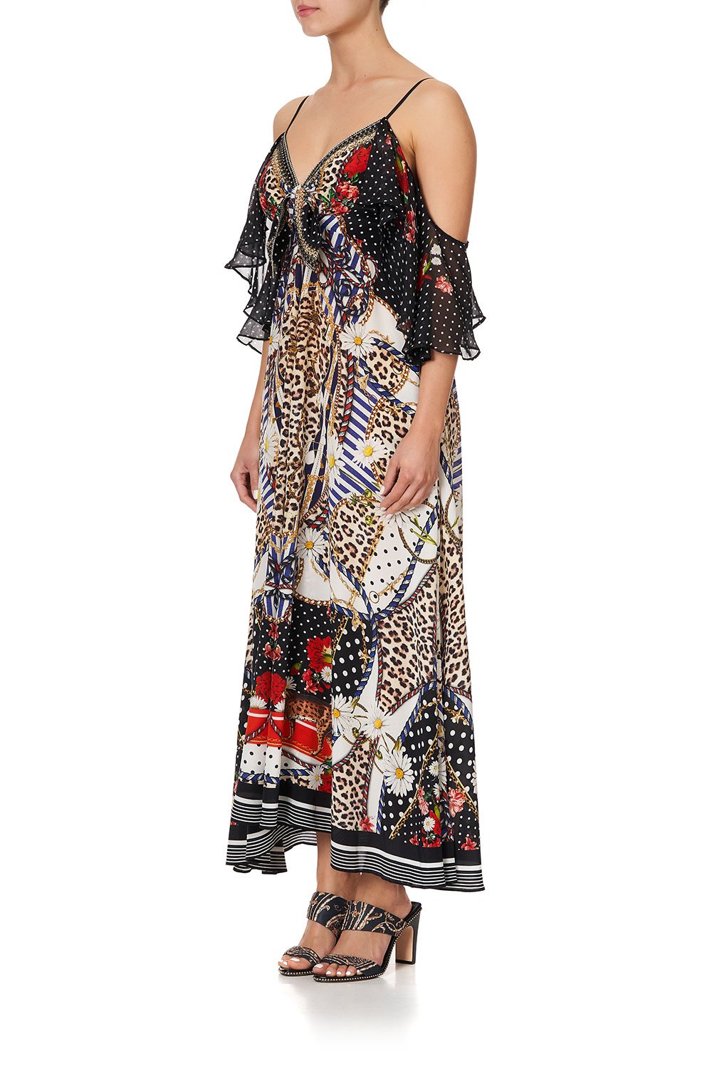 DROP SHOULDER LONG DRESS DEAR BRIGITTE