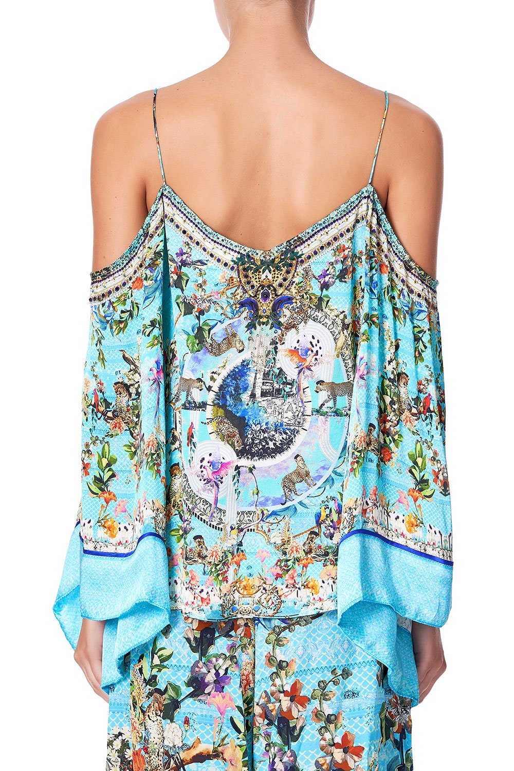 FLARE SLEEVE TOP GIRL FROM ST TROPEZ