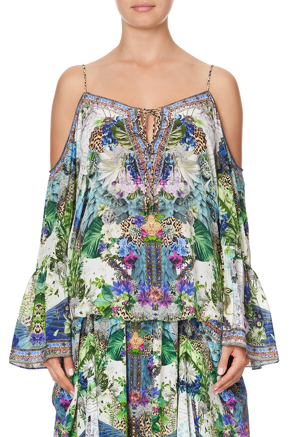 DROP SHOULDER TOP MOON GARDEN