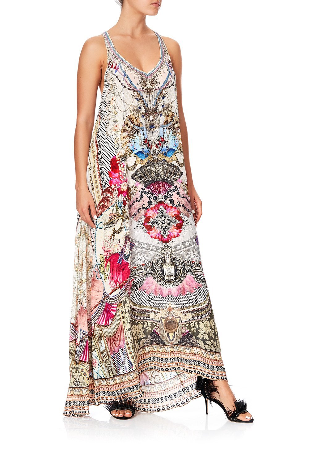 V-NECK RACER BACK DRESS MONTMARTRE HEART