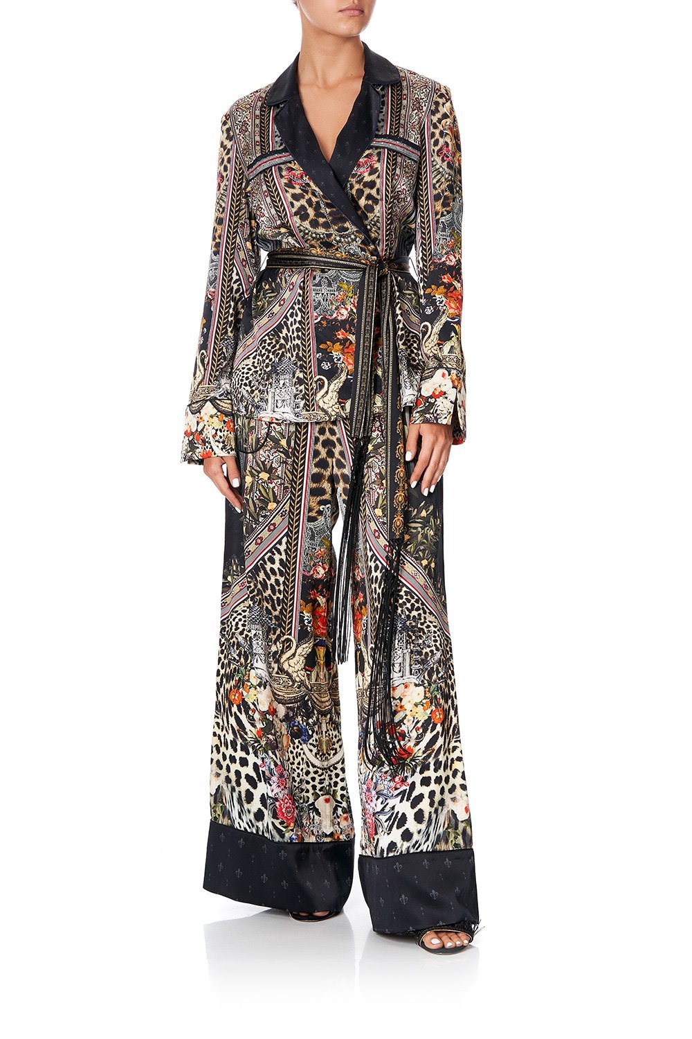 PAJAMA SUIT JACKET MARAIS AT MIDNIGHT