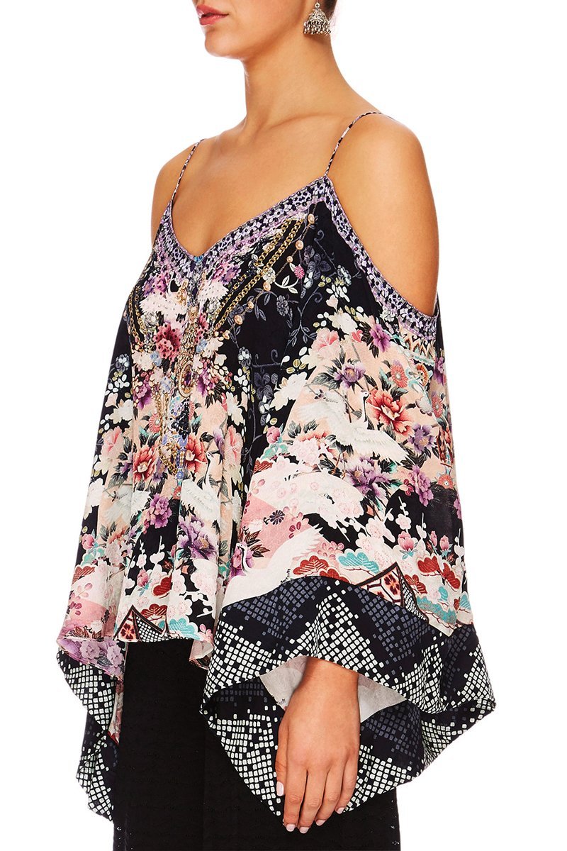 NIGHTS WITH HER FLARE SLEEVE TOP