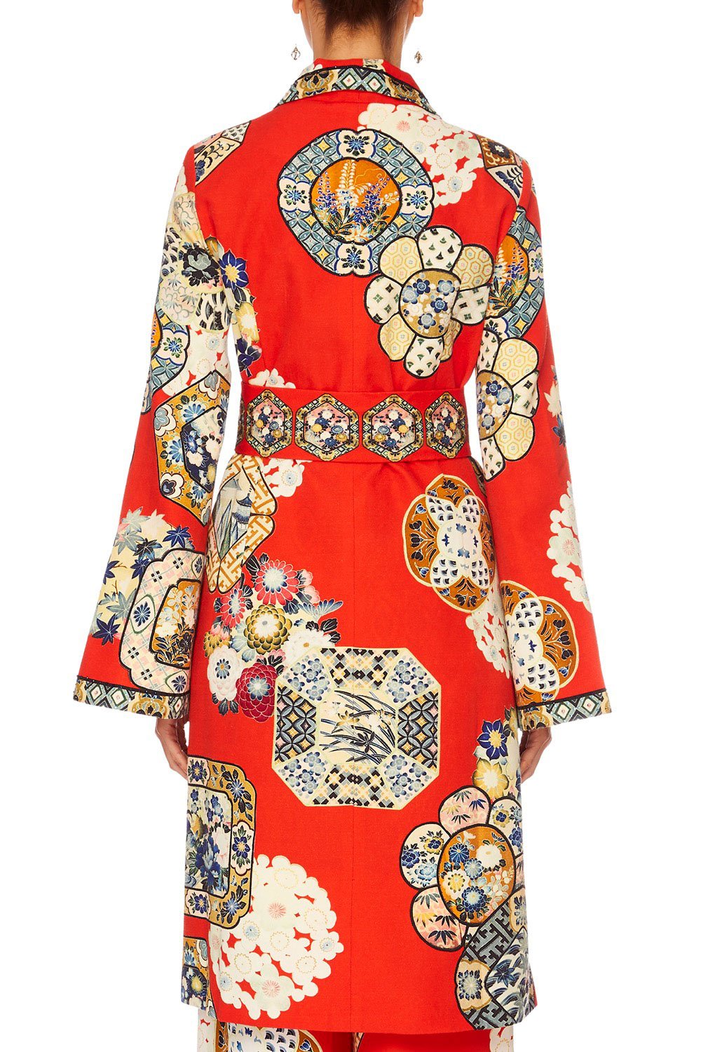 CAMILLA FOUND IN TRANSLATION FLARED SLEEVE TRENCH