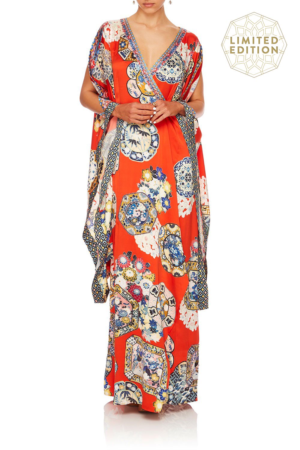 CAMILLA FOUND IN TRANSLATION KIMONO WSPLIT SLEEVE