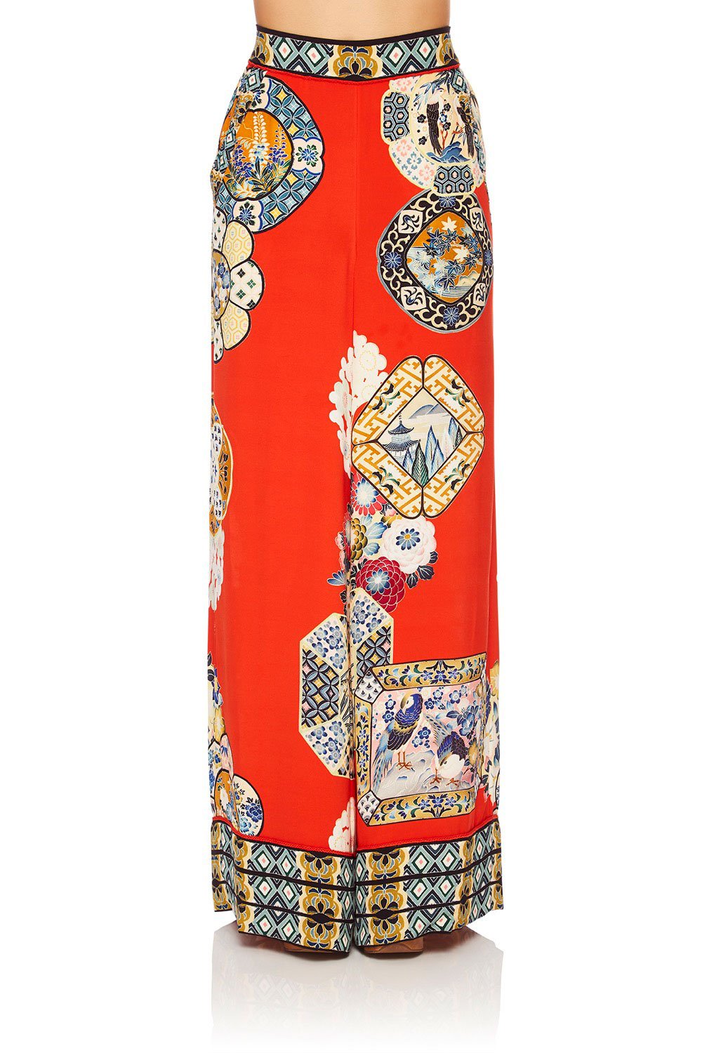 CAMILLA FOUND IN TRANSLATION WIDE LEG PANT WCUFFS