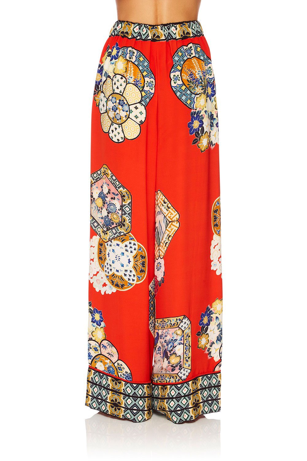 CAMILLA FOUND IN TRANSLATION WIDE LEG PANT WCUFFS