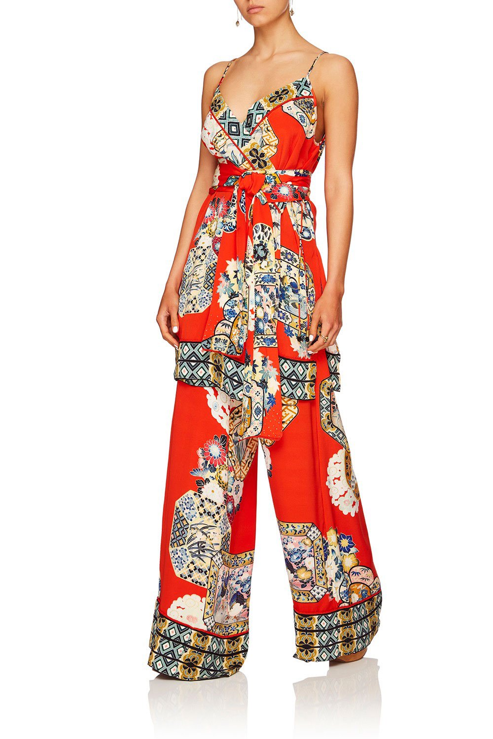 CAMILLA FOUND IN TRANSLATION WIDE LEG PANT WCUFFS