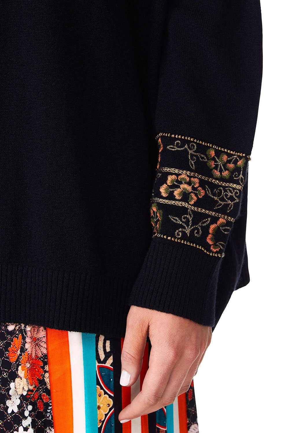 CAMILLA GALAXY GIRL LOOSE FIT V NECK JUMPER