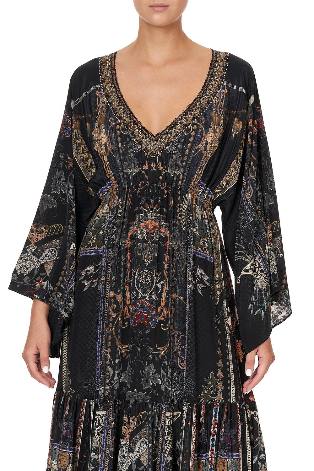 GATHERED PANEL DRESS SON OF SEVEN QUEENS