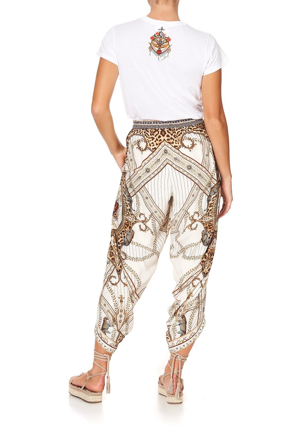 GATHERED WRAP FRONT TROUSER MIND YOUR MANOR