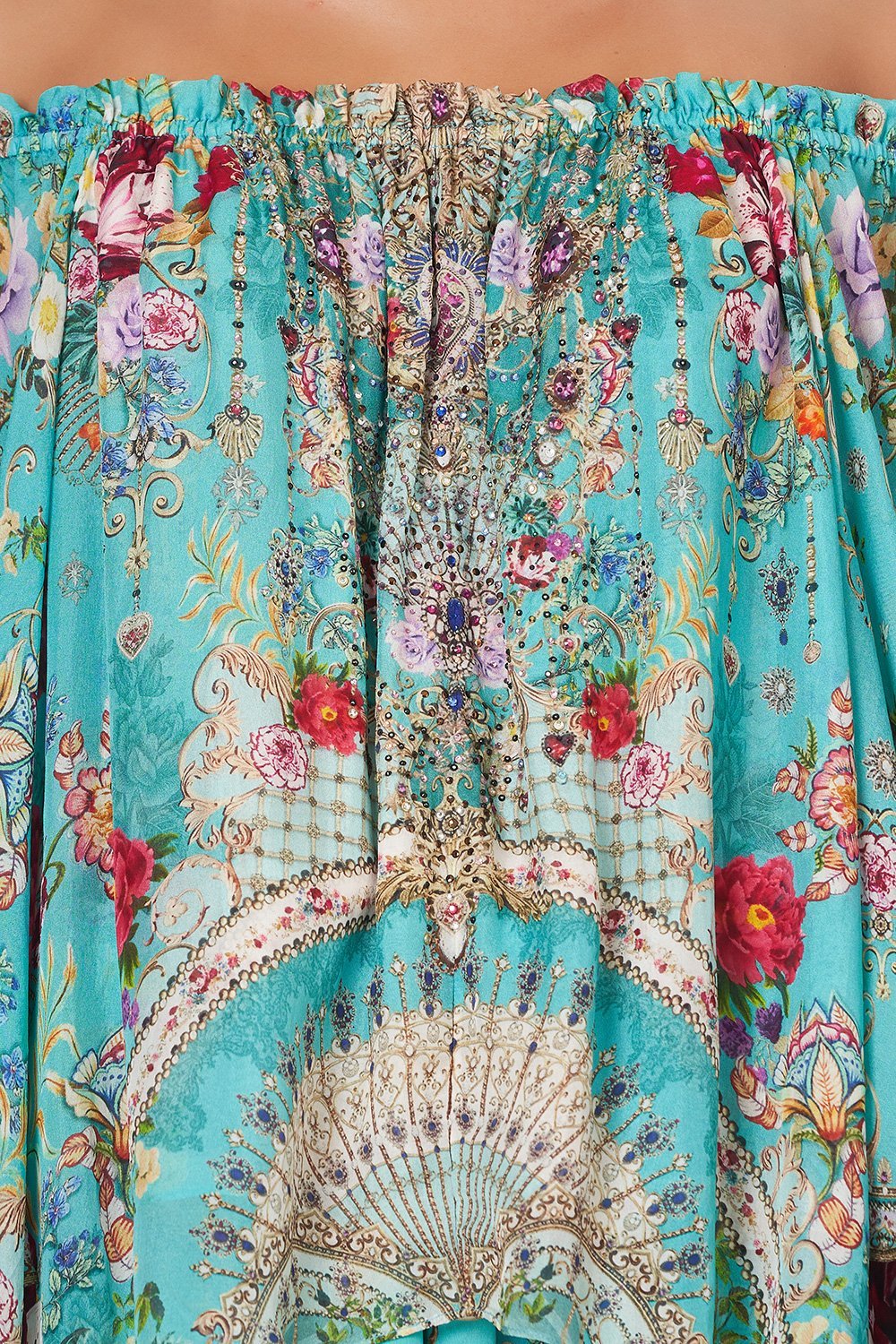 HANDKERCHIEF HEM BLOUSE A SONNET FOR SATINE