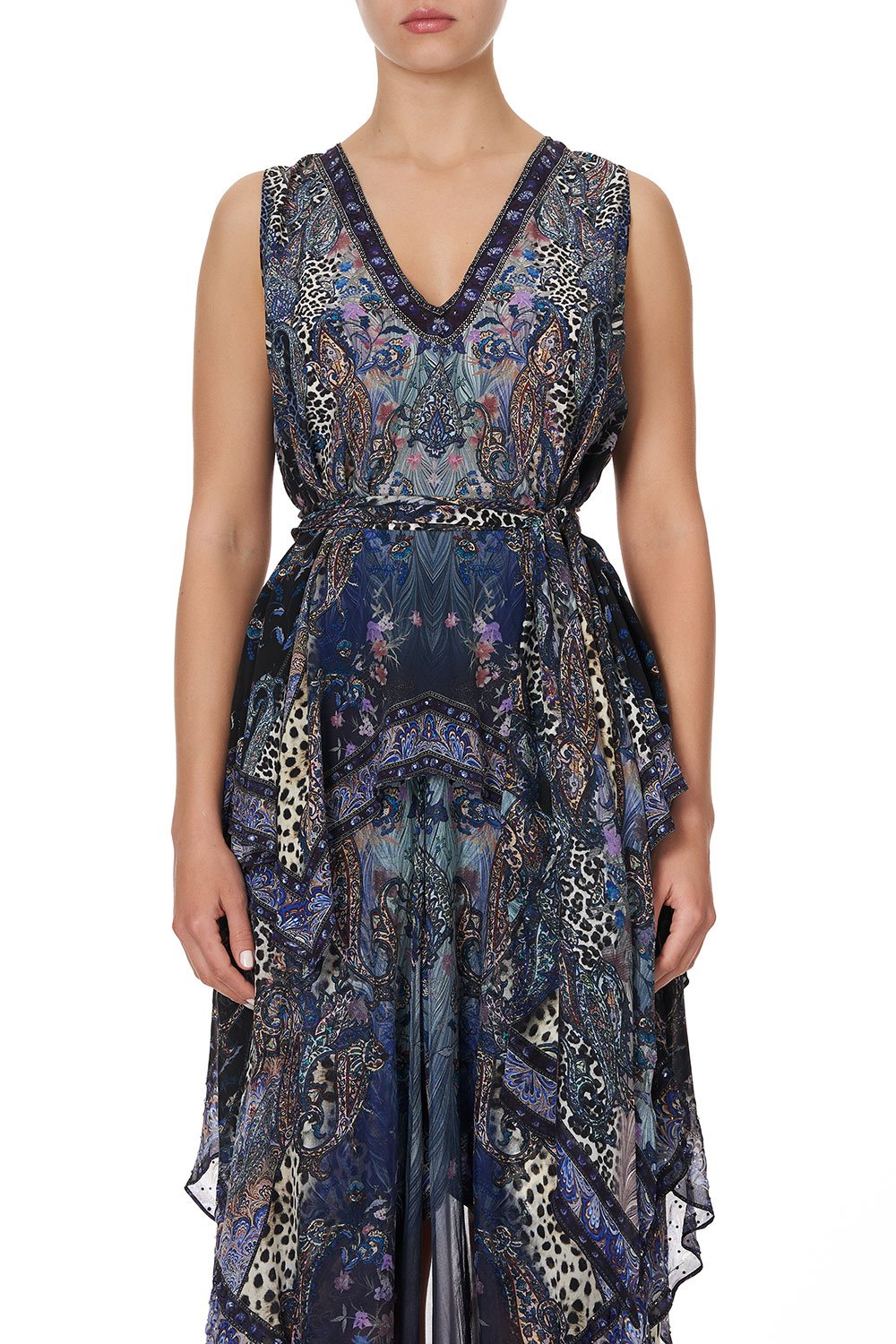 HANDKERCHIEF HEM TOP FESTIVAL EXPRESS