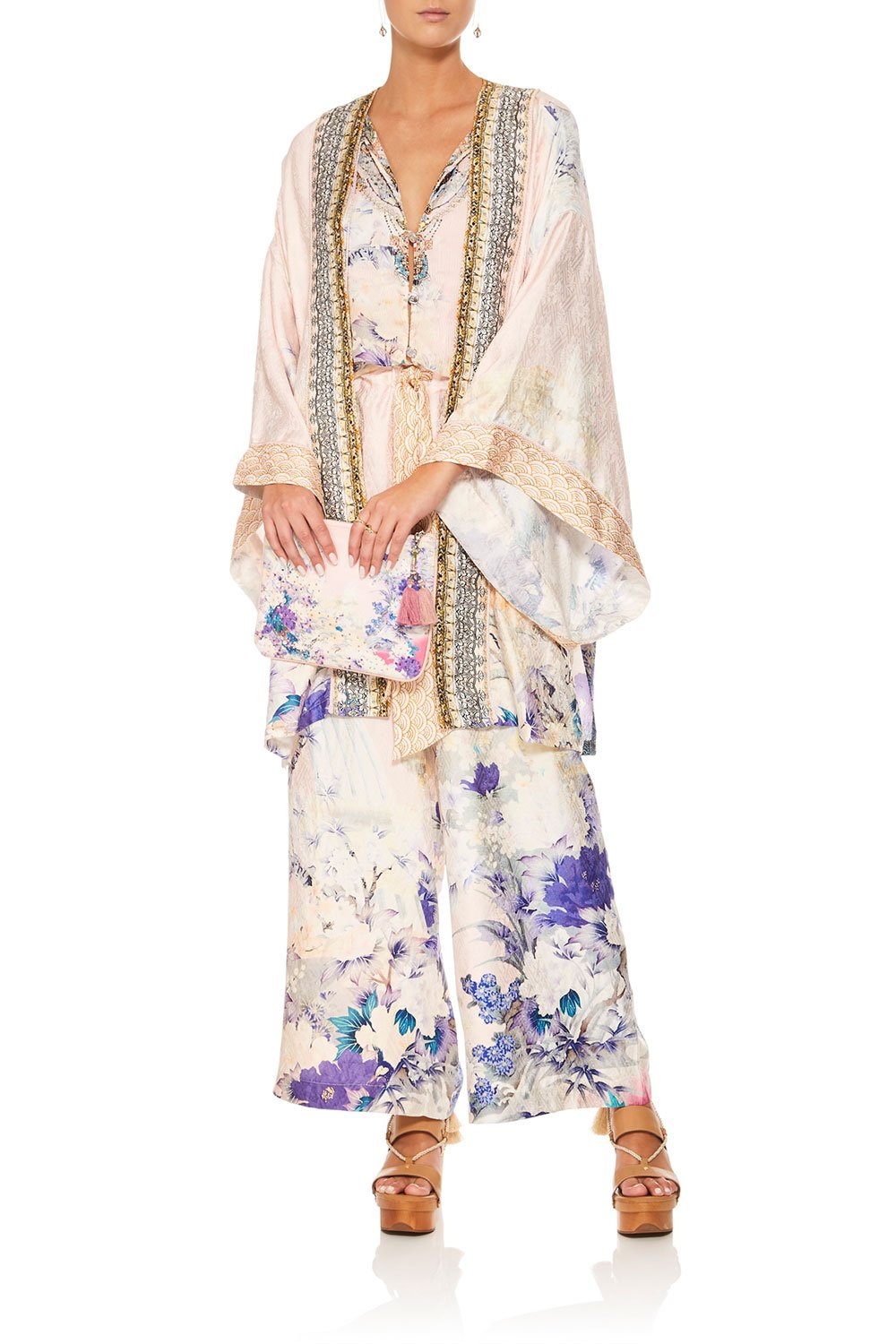 CAMILLA HARAJUKU HEIRESS SMALL CANVAS CLUTCH