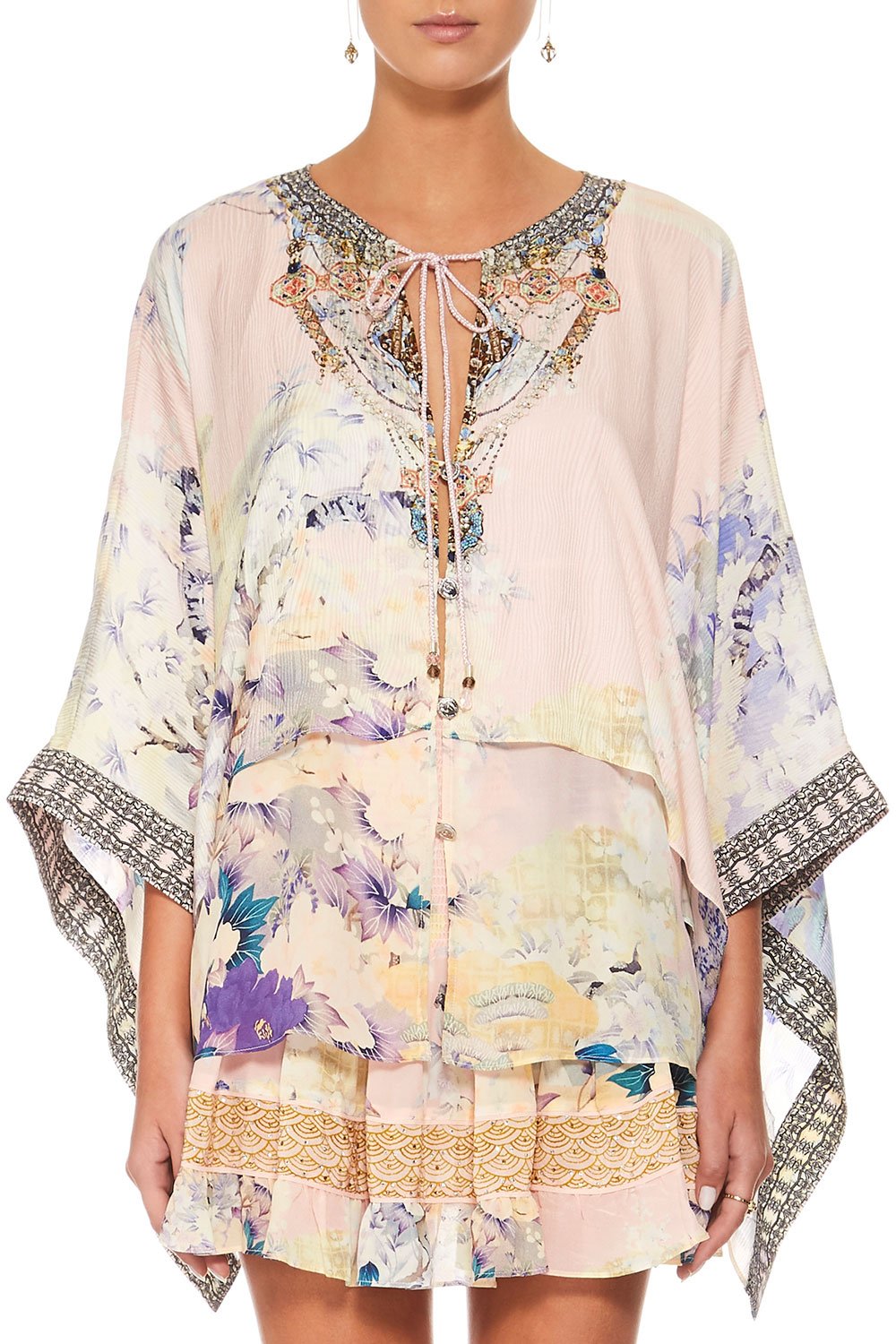 CAMILLA HARAJUKU HEIRESS SHEER LAYERED TOP