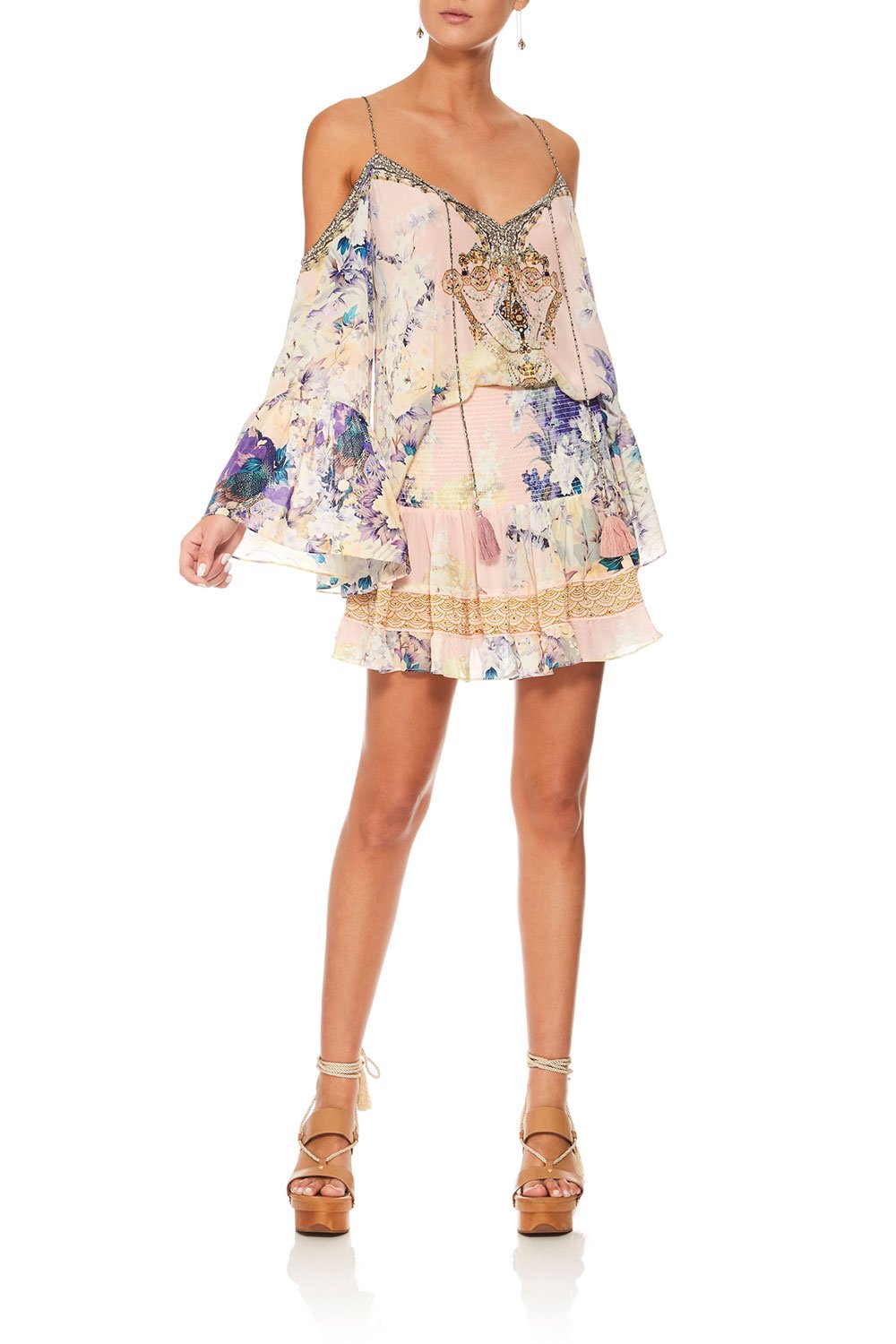 CAMILLA HARAJUKU HEIRESS DROP SHOULDER TOP