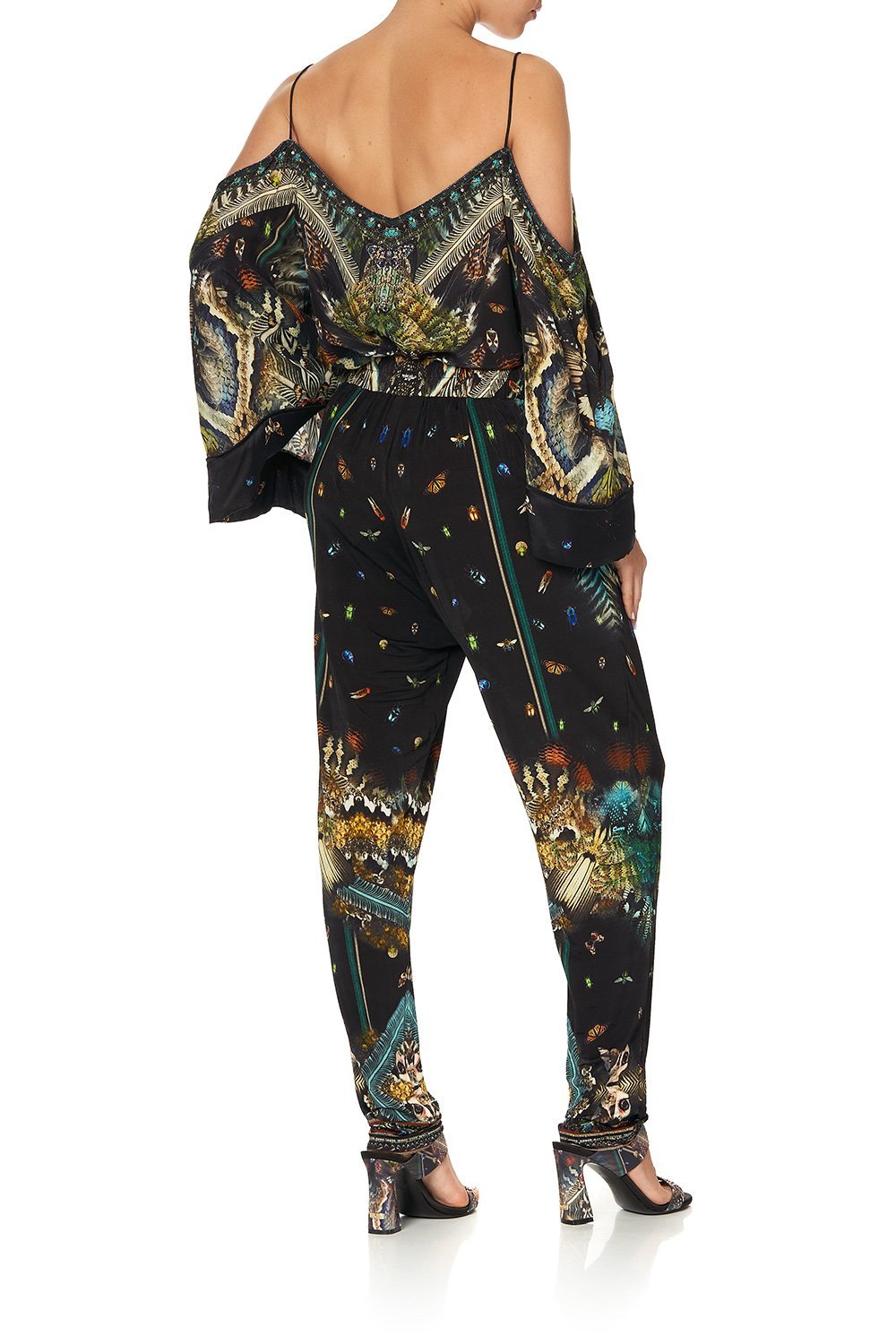 HAREM PANT WITH FRONT PLEATS MATERNAL INSTINCT