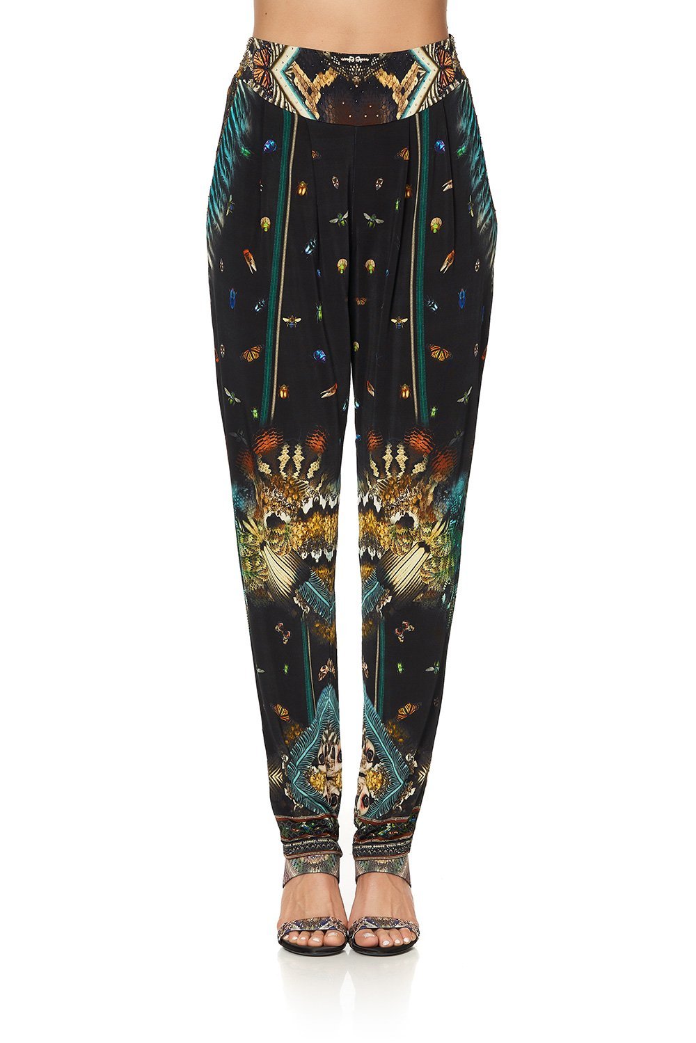 HAREM PANT WITH FRONT PLEATS MATERNAL INSTINCT