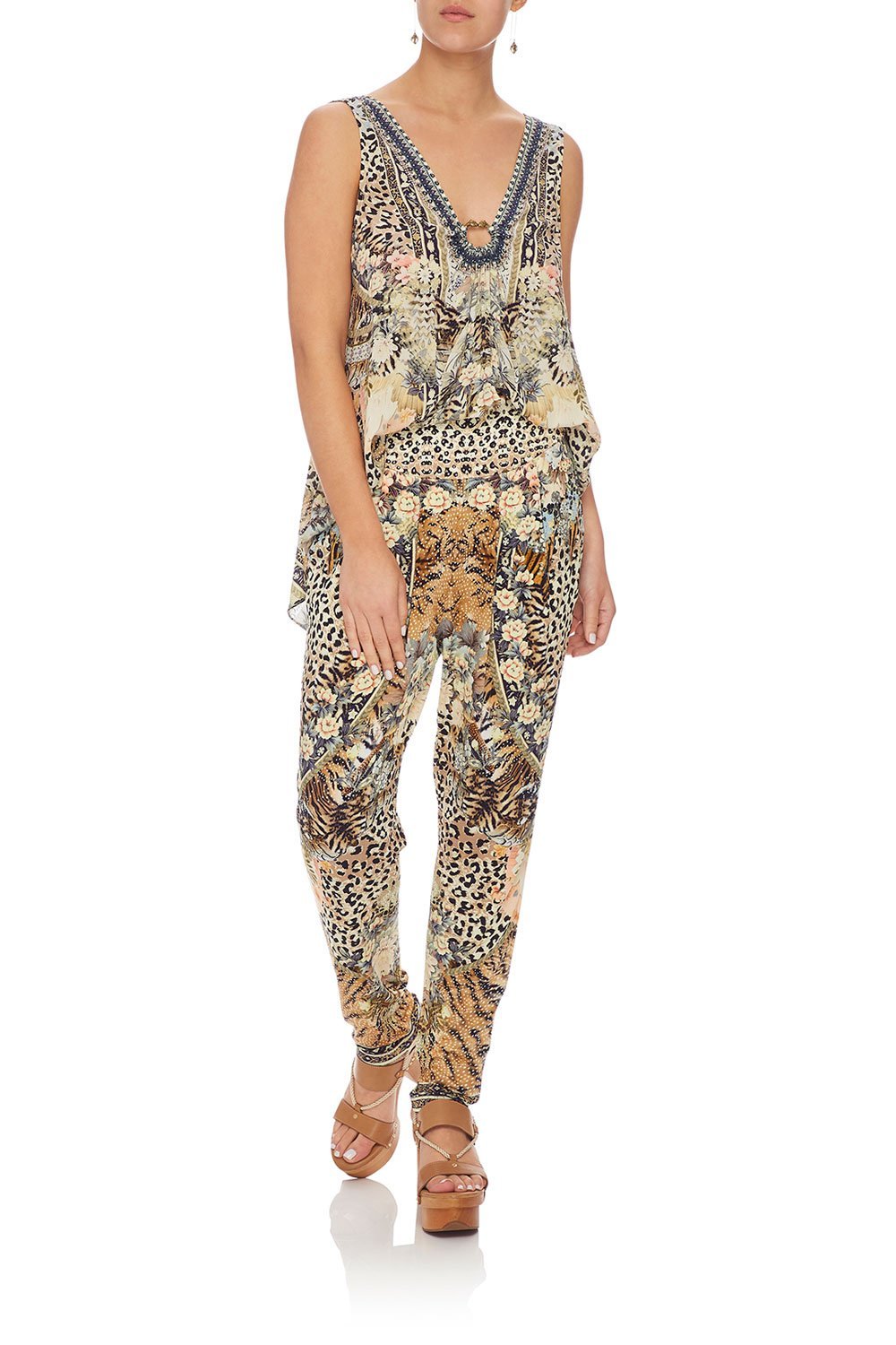 CAMILLA HAREM PANT W/ FRONT PLEATS MOTO MAIKO