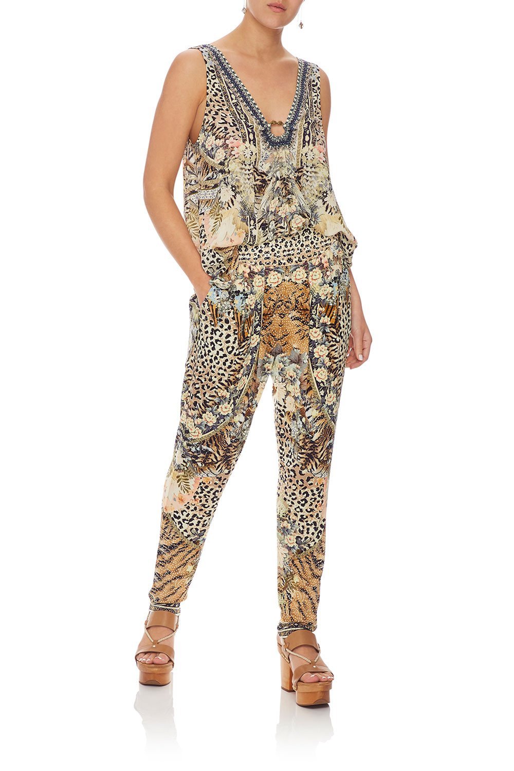 CAMILLA HAREM PANT W/ FRONT PLEATS MOTO MAIKO