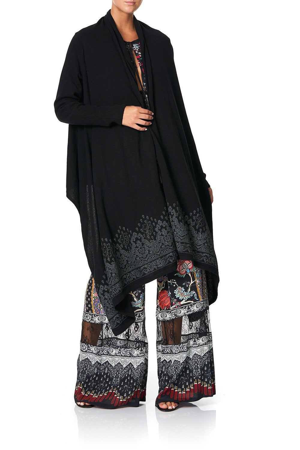 CAMILLA HIGH LOW HEM CARDI HAUTE PROVINCIAL