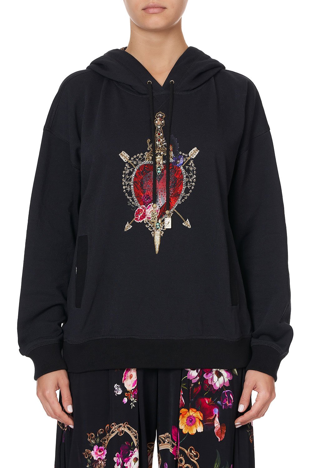 HOODIE WITH SIDE POCKETS MIRROR MIRROR