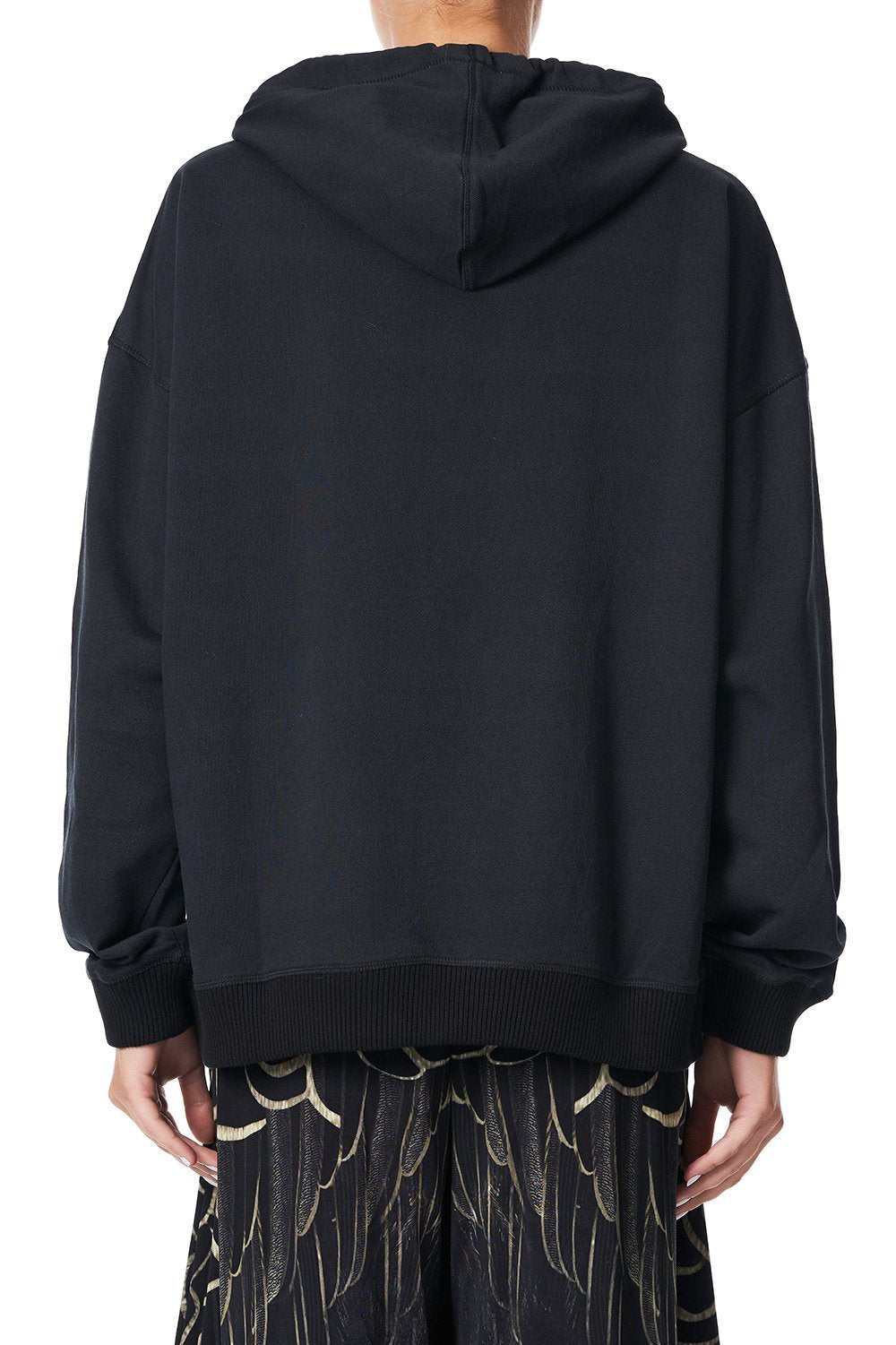 HOODIE WITH SIDE POCKETS UNDER A FULL MOON