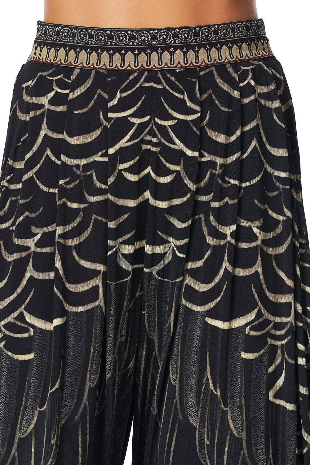 JERSEY DRAPE PANT WITH POCKET UNDER A FULL MOON