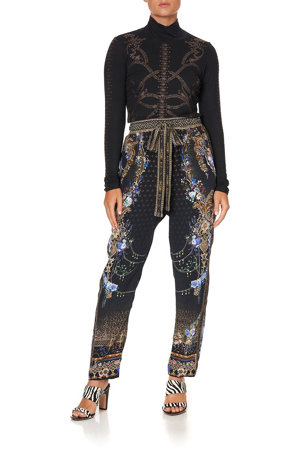 DROP CROTCH SLIM LEG PANT PALACE PLAYHOUSE