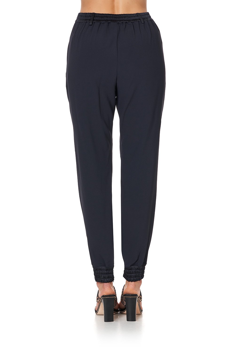 JOGGER WITH ENCASED ELASTIC CUFF SOLID NAVY