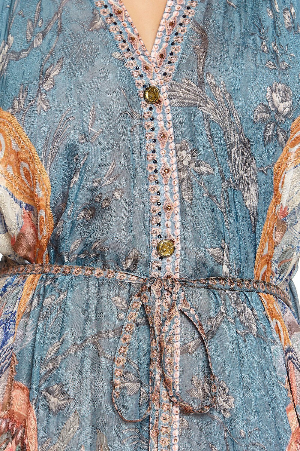 JUMPSUIT WITH DROP CROTCH PANT BLANCHES BLESSING