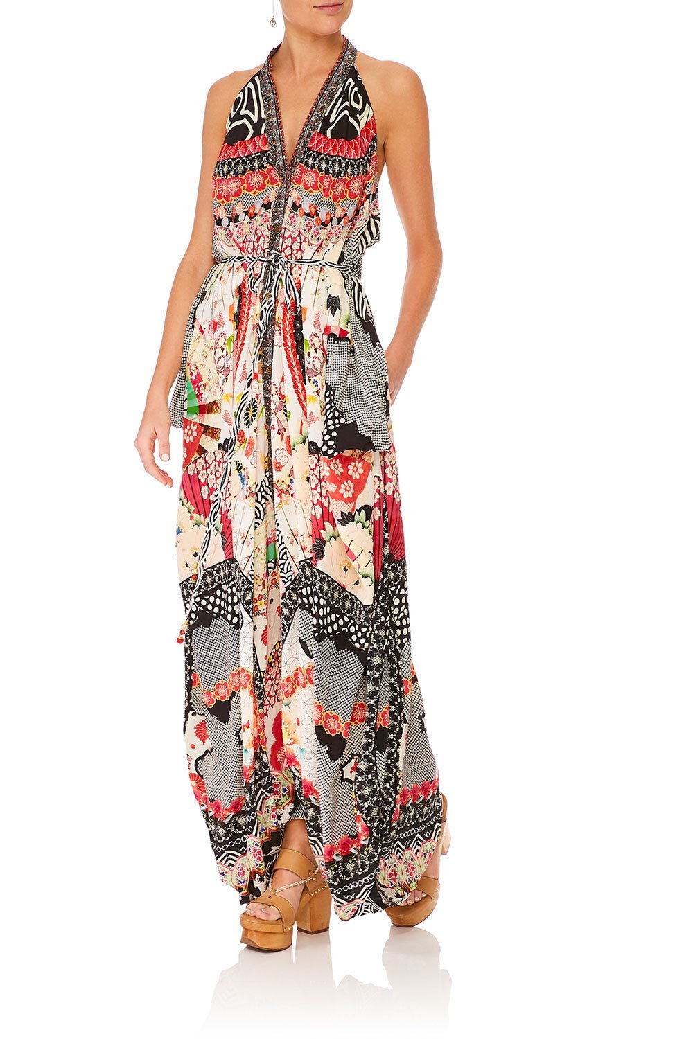 CAMILLA VINTAGE VIXEN JUMPSUIT WITH DROP CROTCH PANT