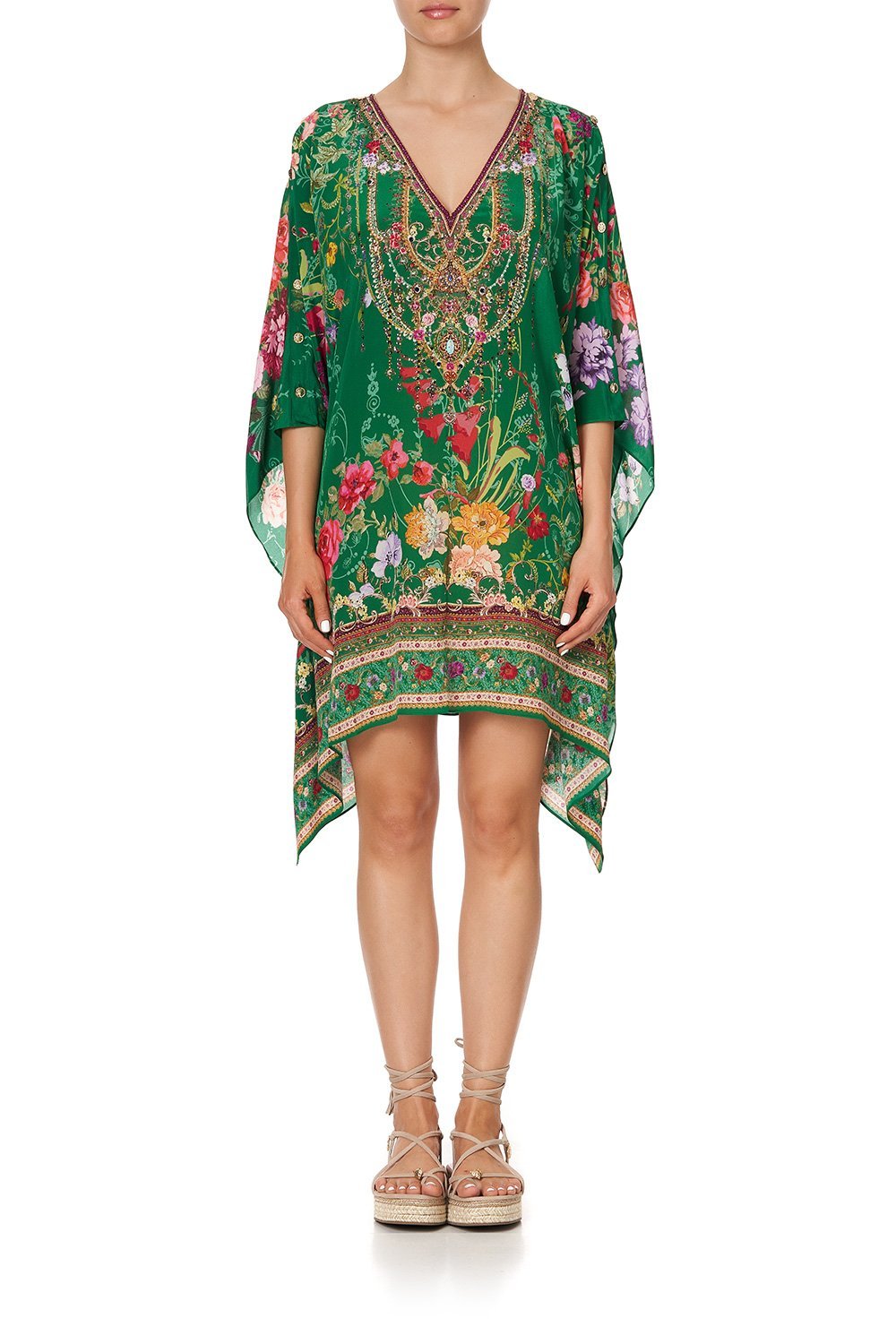 KAFTAN WITH BUTTON UP SLEEVES DIARIES FROM A VILLA