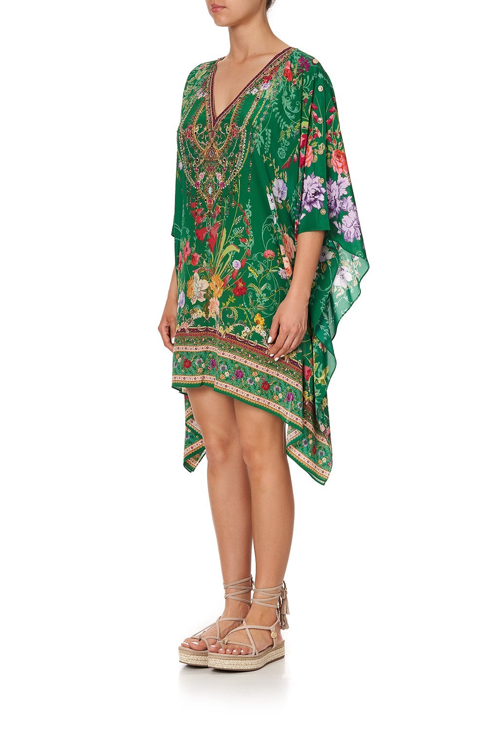 KAFTAN WITH BUTTON UP SLEEVES DIARIES FROM A VILLA