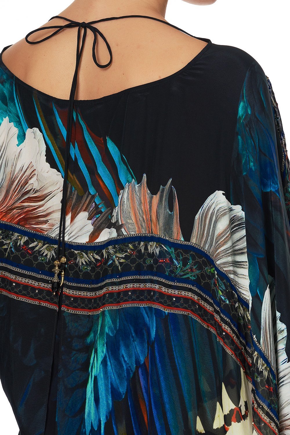 KAFTAN WITH DOUBLE SLEEVE NIGHT FLIGHT