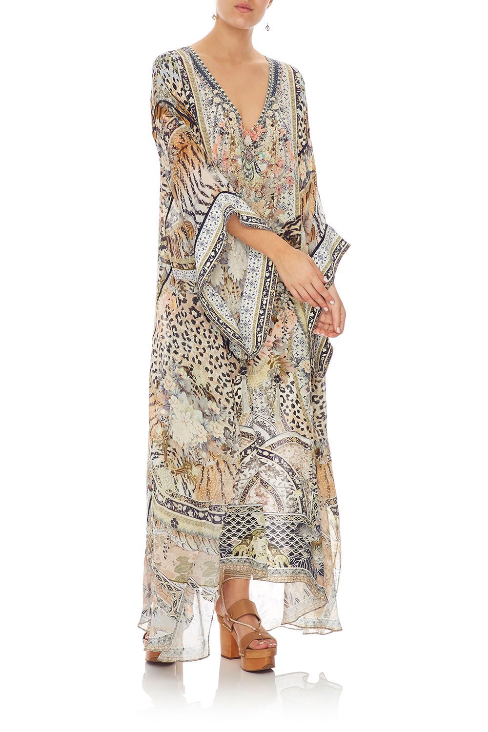 CAMILLA KAFTAN W/ SHEER SLEEVE MOTO MAIKO