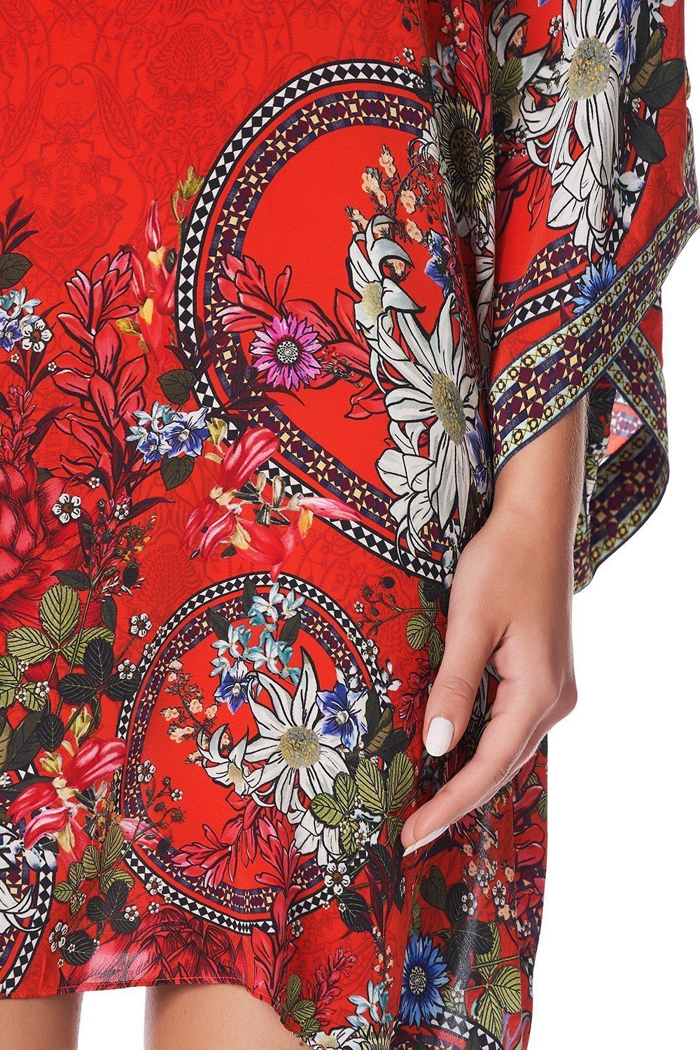 KAFTAN WITH SIDE WRAP WONDERING WARATAH