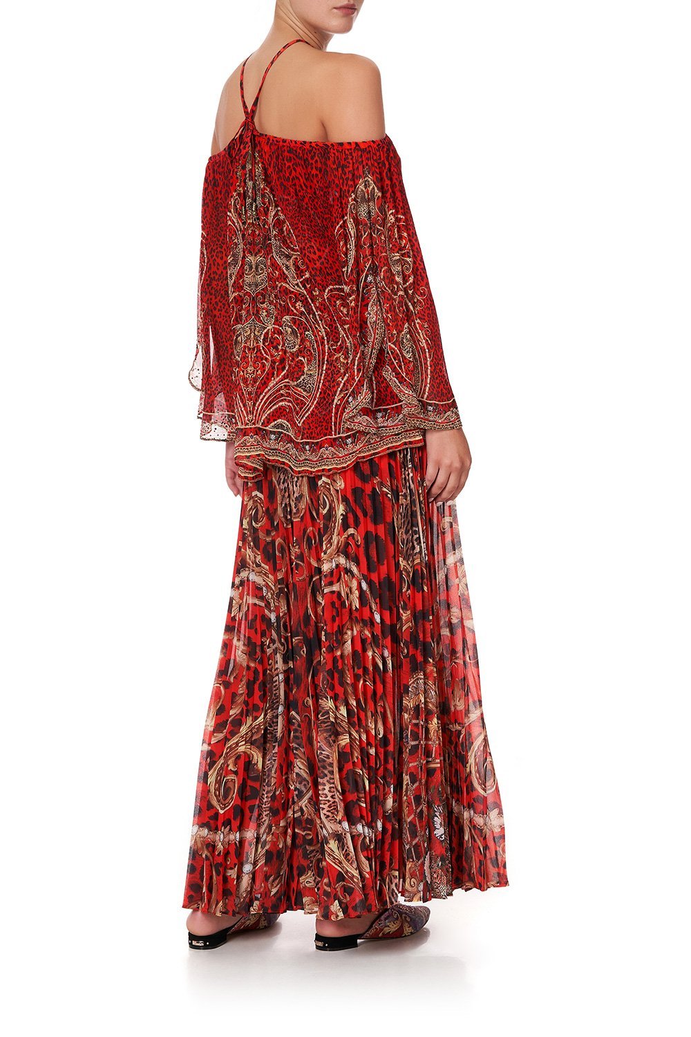 KEYHOLE OFF SHOULDER BLOUSE SLAVE TO THE RHYTHM