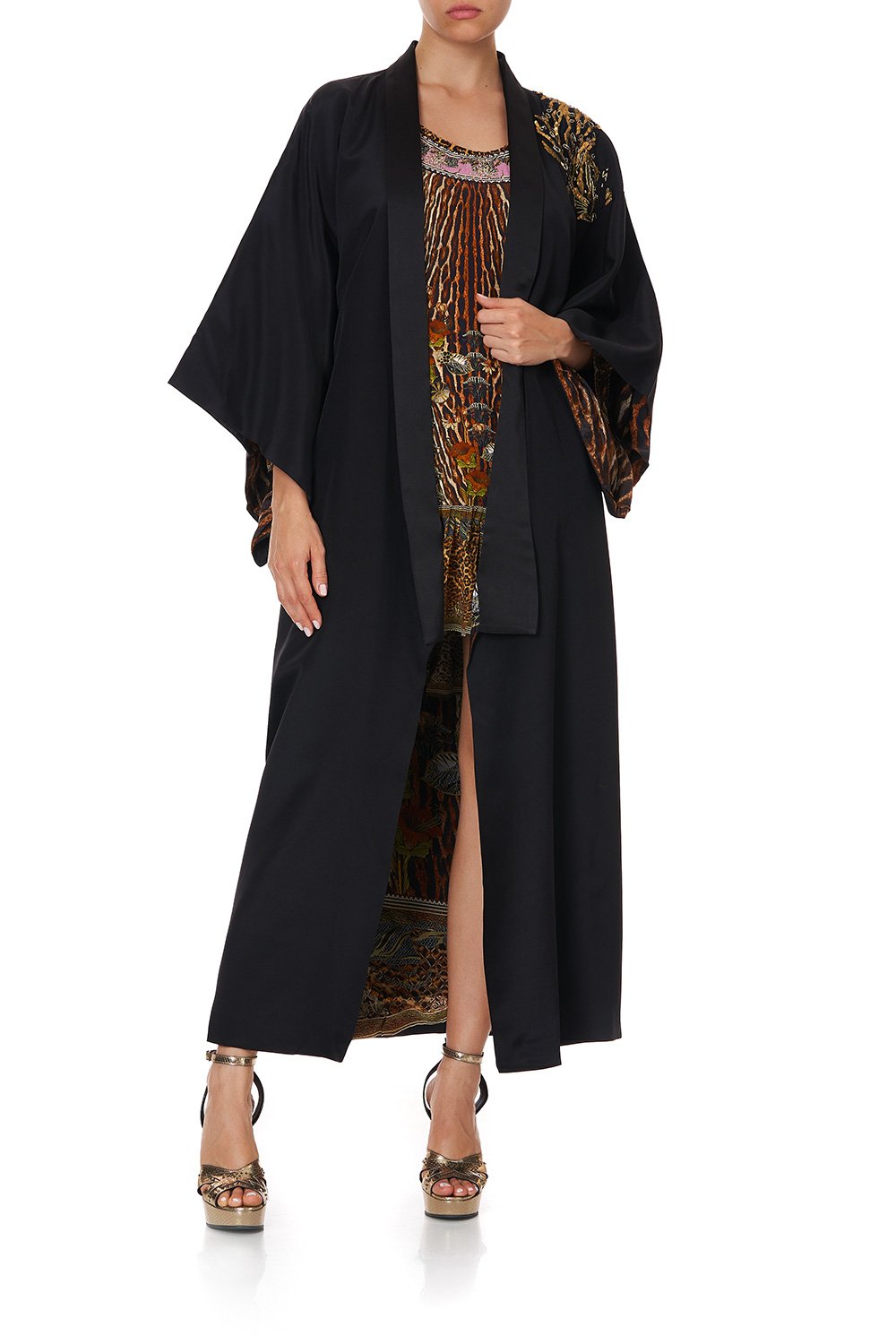KIMONO COAT WILD AZAL