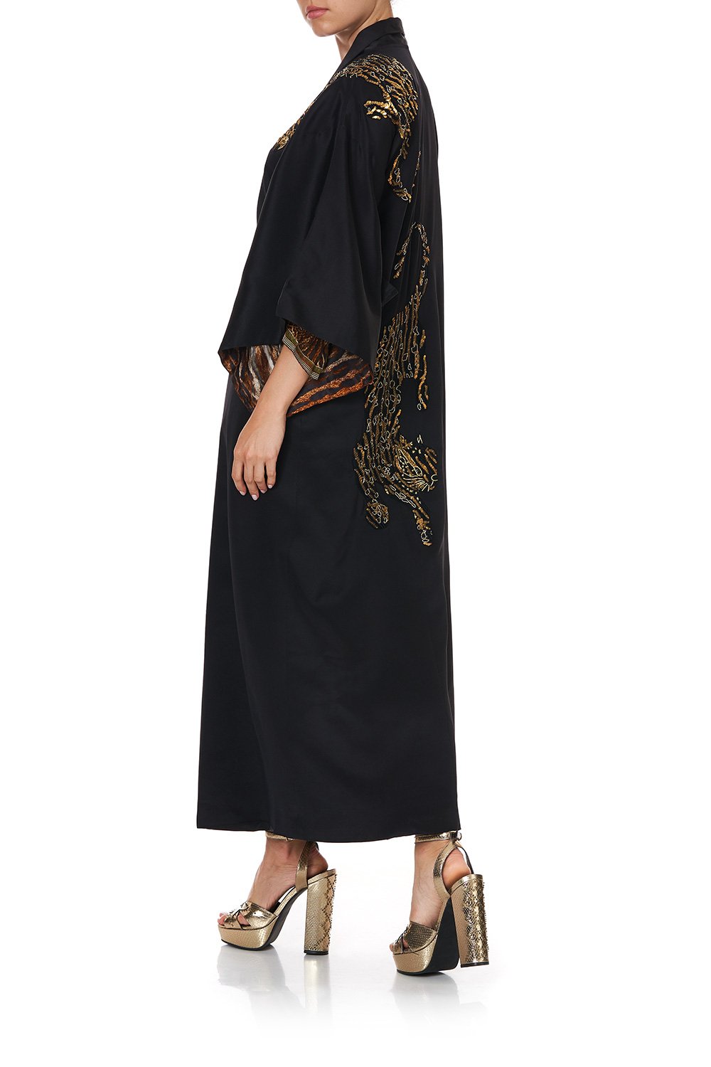 KIMONO COAT WILD AZAL