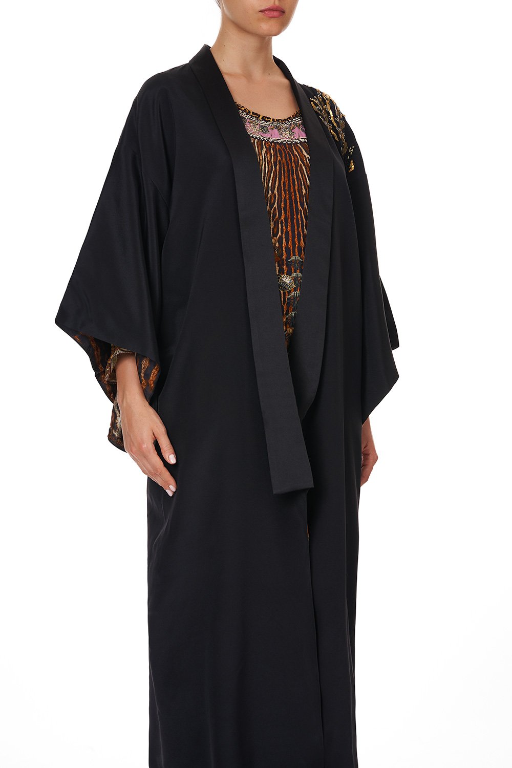 KIMONO COAT WILD AZAL