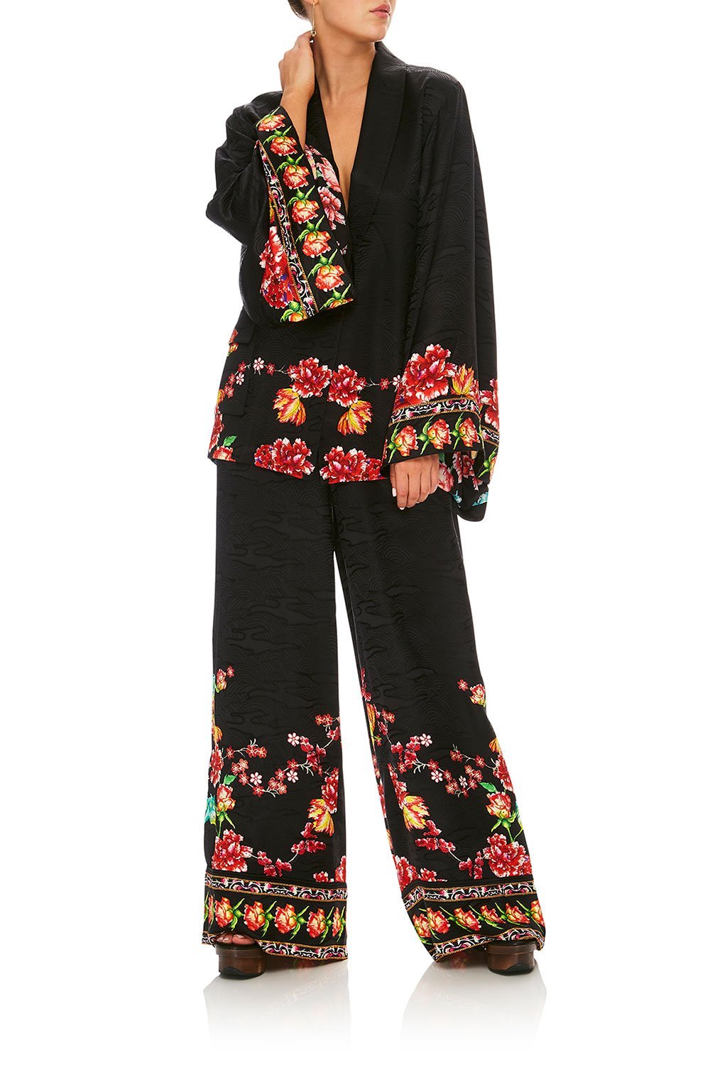 CAMILLA PAINTED LAND KIMONO JACKET