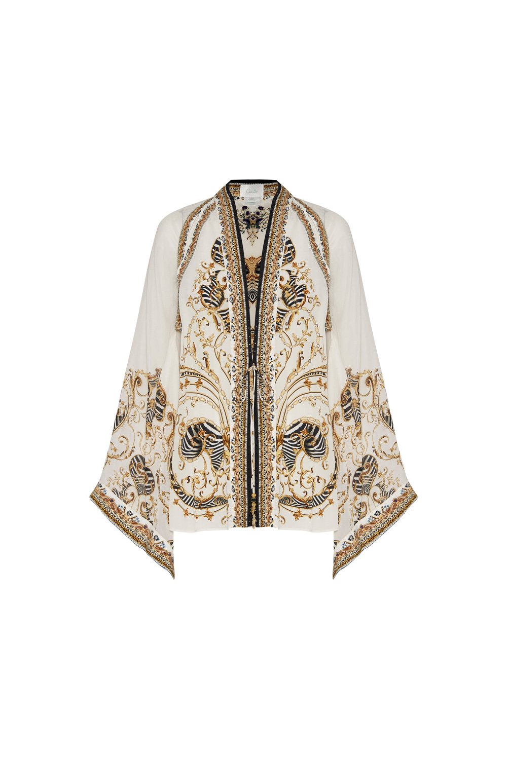 KIMONO LAYER WITH TIE NIGHT WAITING FOR DAY