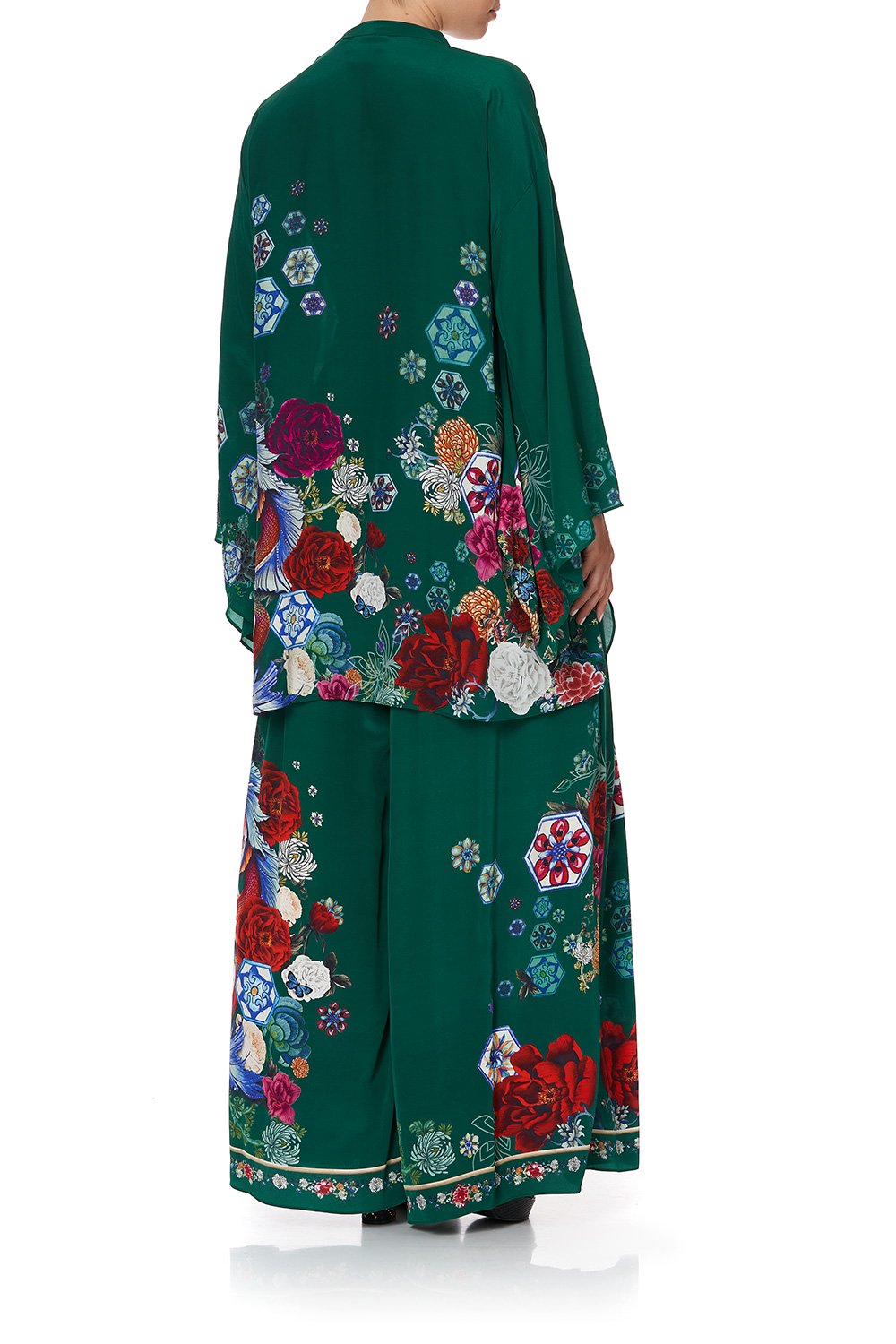 KIMONO SLEEVE BLOUSE EMERALD'S ORBIT