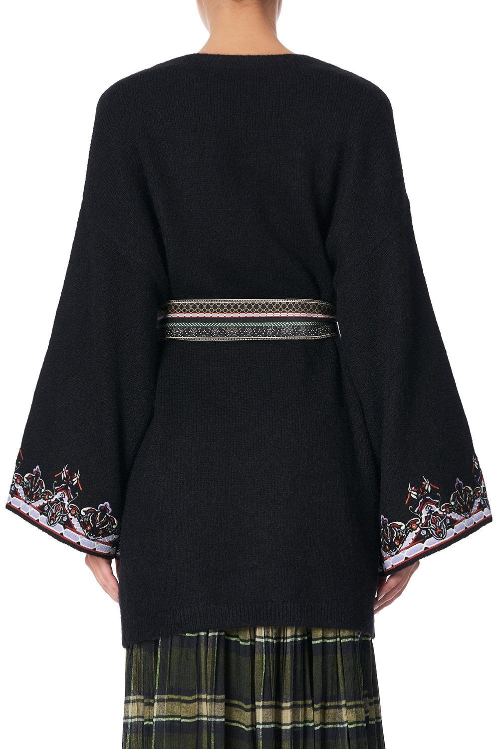 KIMONO SLEEVE WRAP KNIT BOTANICAL CHRONICLES