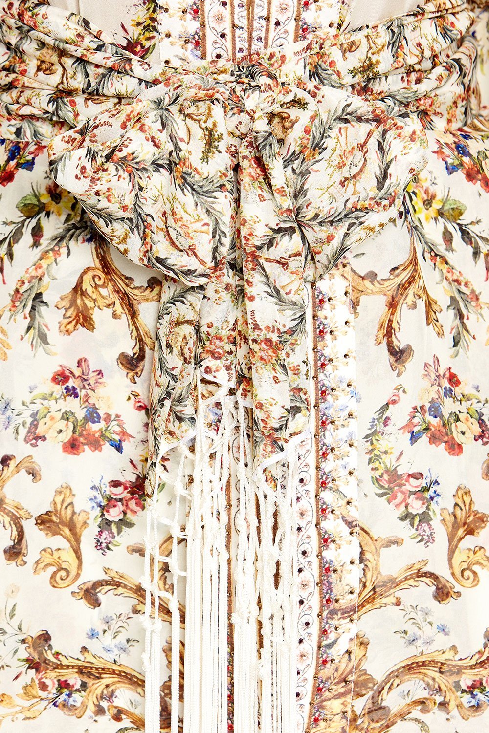 CAMILLA KIMONO WITH EMBROIDERY INSERT OLYMPE ODE