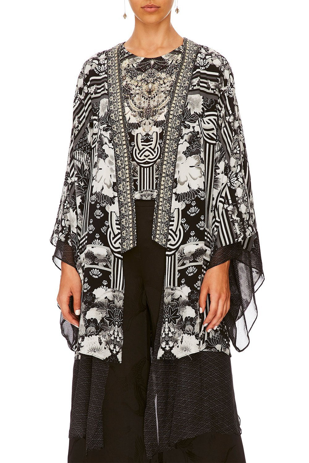CAMILLA WILD MOONCHILD KIMONO W LONG UNDERLAY