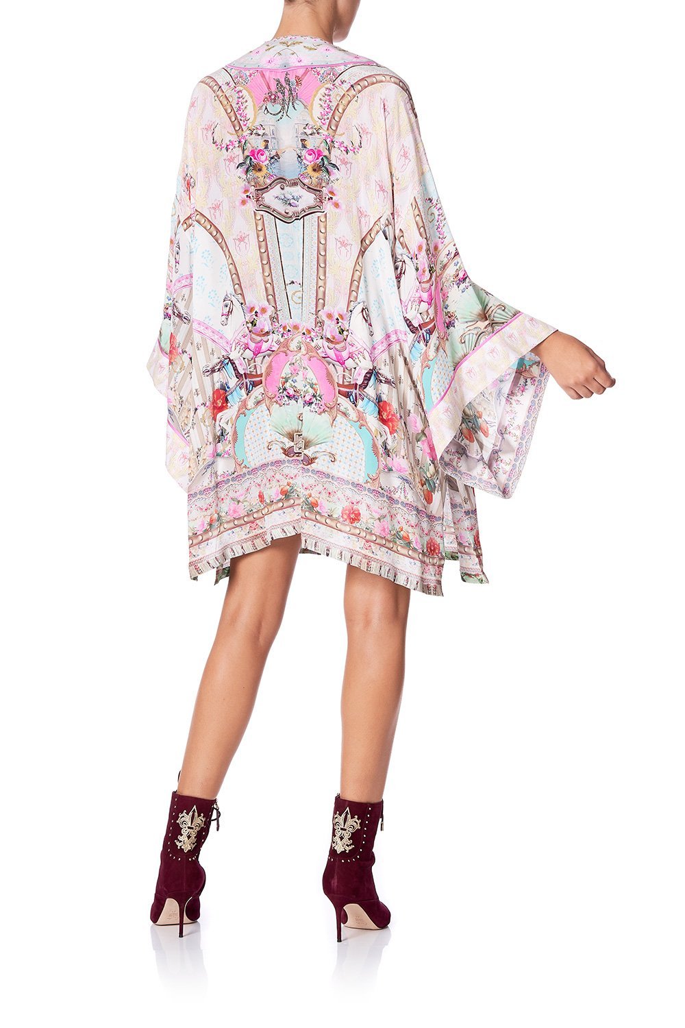 CAMILLA KIMONO WITH TIE BELT CAROUSEL MADEMOISELLE