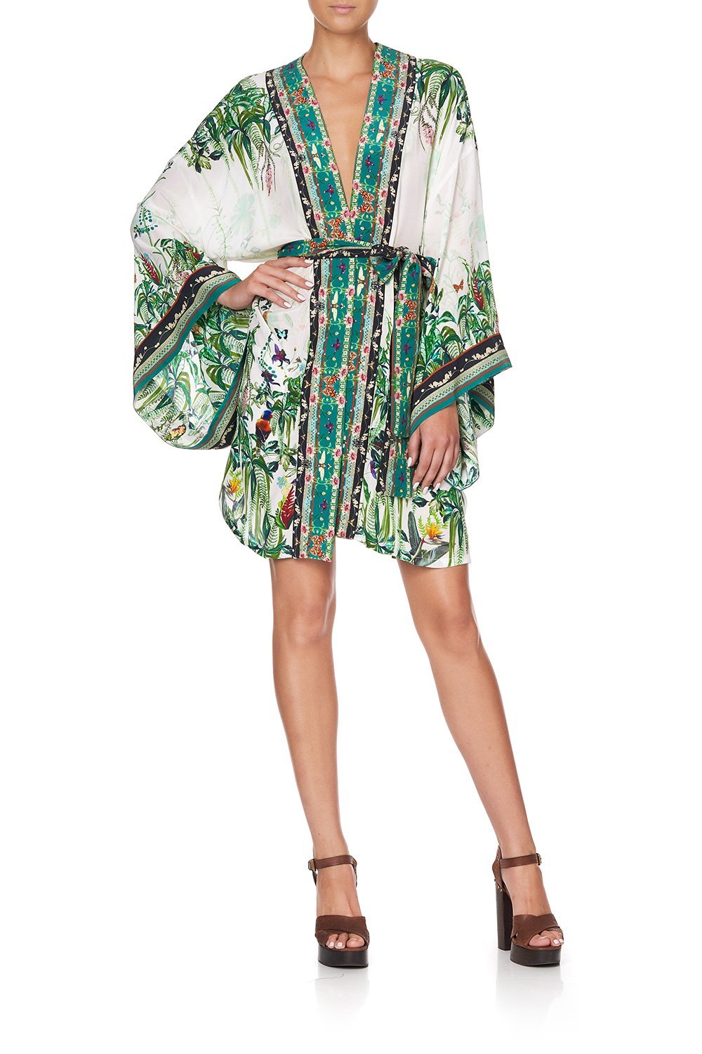 KIMONO WITH TIE BELT DAINTREE DARLING
