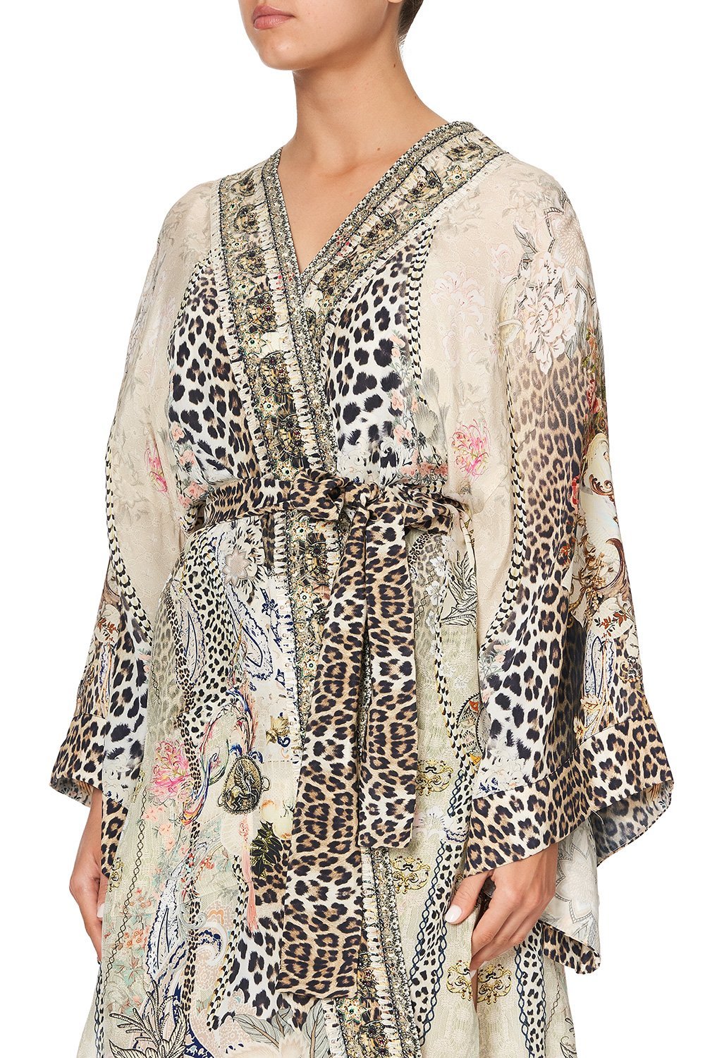 KIMONO WITH TIE BELT FOREVER FOREVER